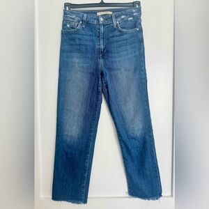 Joe's Jeans Straight Leg Mid Blue Denim
